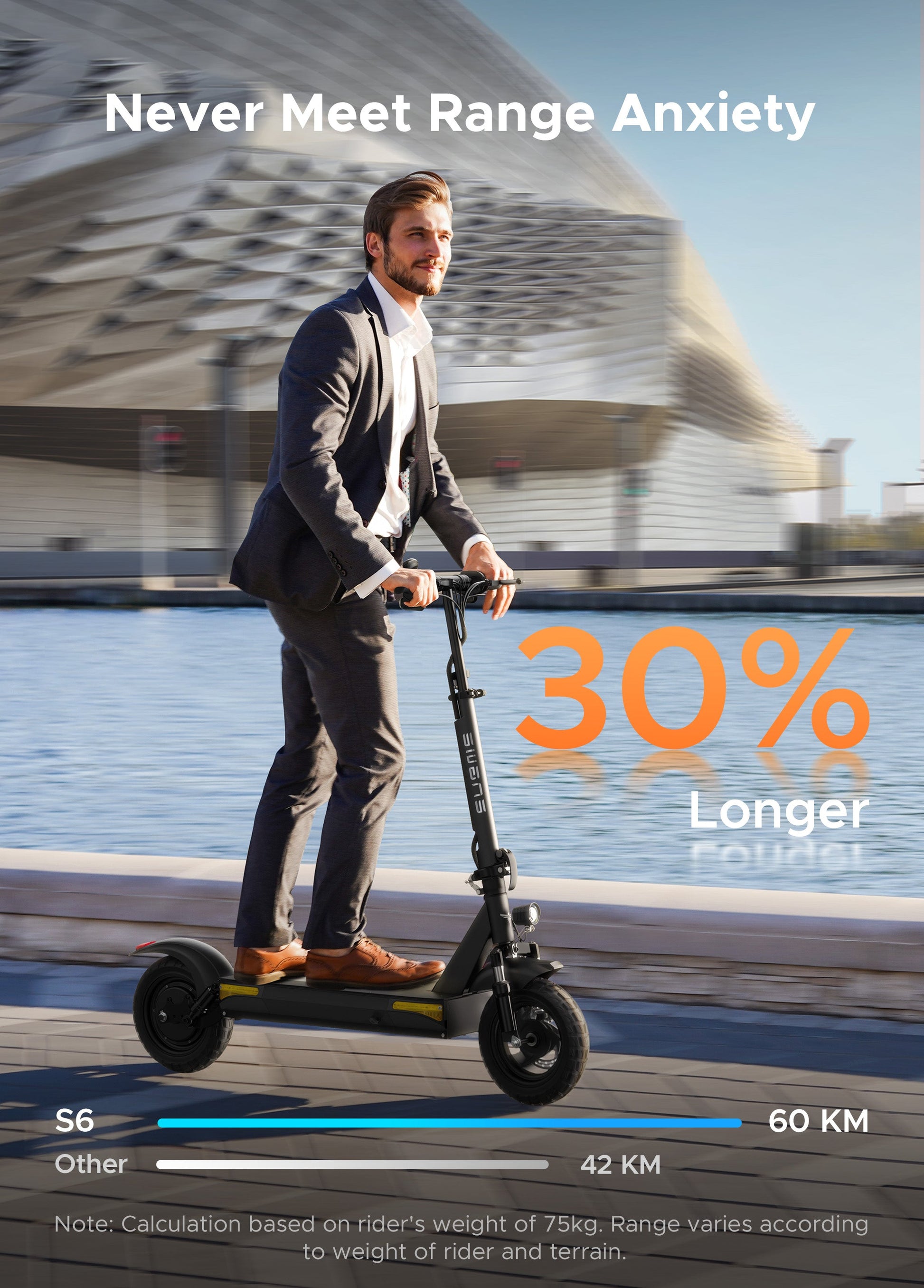 ENGWE S6 500W E-Scooter 35KM Range 48V 15.6Ah Battery - PicarlyRide