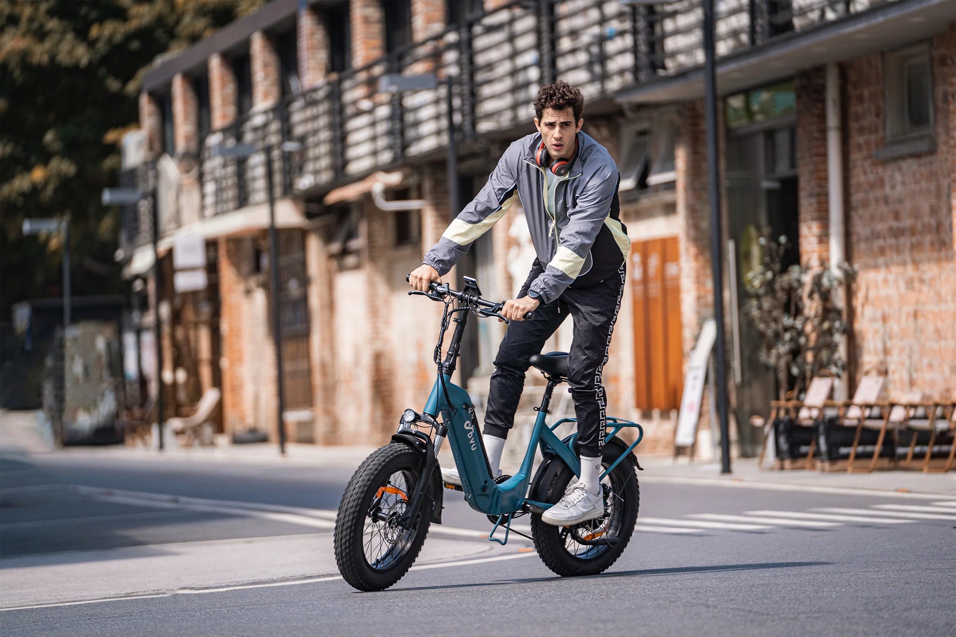 DYU FF500 500W Fat Tire Foldable Electric Bike 70KM Range 48V 14Ah Battery - PicarlyRide