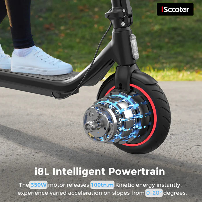 iScooter® i8L 350W Electric Scooter (Standard) 18 Miles Range 36V Battery 15 MPH Top Speed