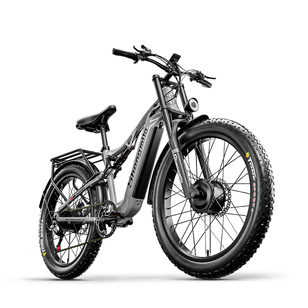SHENGMILO  S600 2000W Dual Motor Electric Bike 50KM Range 48V 17.5AH Samsung Battery - PicarlyRide