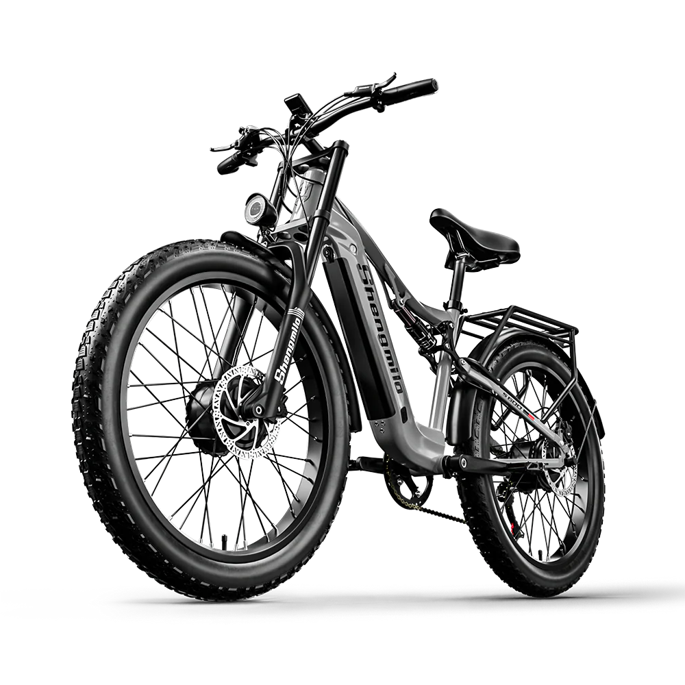 SHENGMILO  S600 2000W Dual Motor Electric Bike 50KM Range 48V 17.5AH Samsung Battery - PicarlyRide
