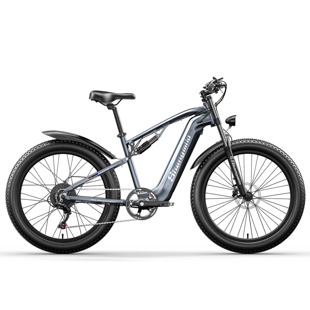 SHENGMILO MX05 1000W Motor All Terrain Electric Bike 50KM Range 48V 17.5AH Battery