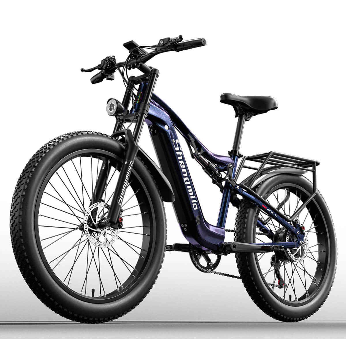 SHENGMILO MX03 1000W Motor All-Terrain Electric Mountain Bike 50KM Range 48V 17.5AH Battery