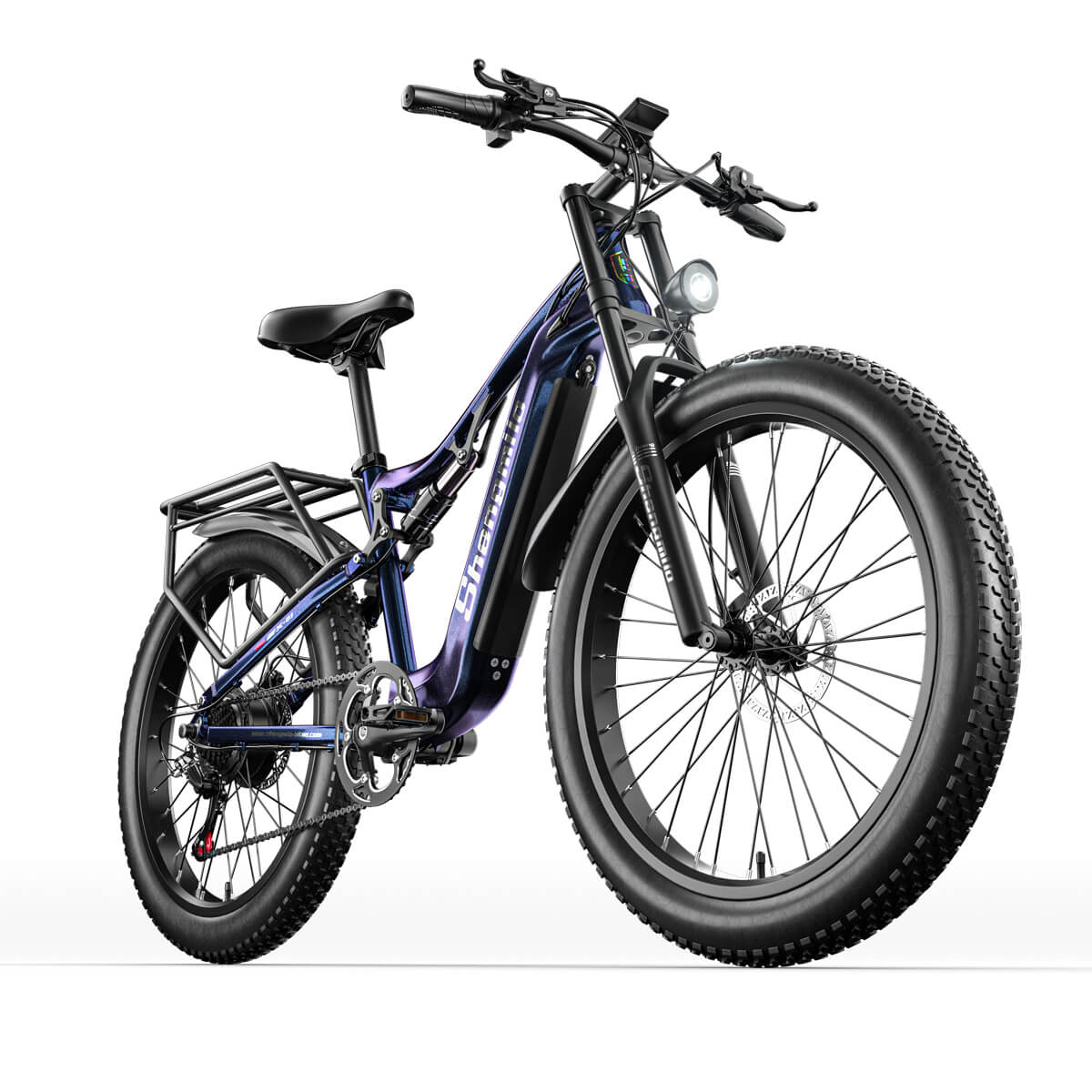 SHENGMILO MX03 1000W Motor All-Terrain Electric Mountain Bike 50KM Range 48V 17.5AH Battery