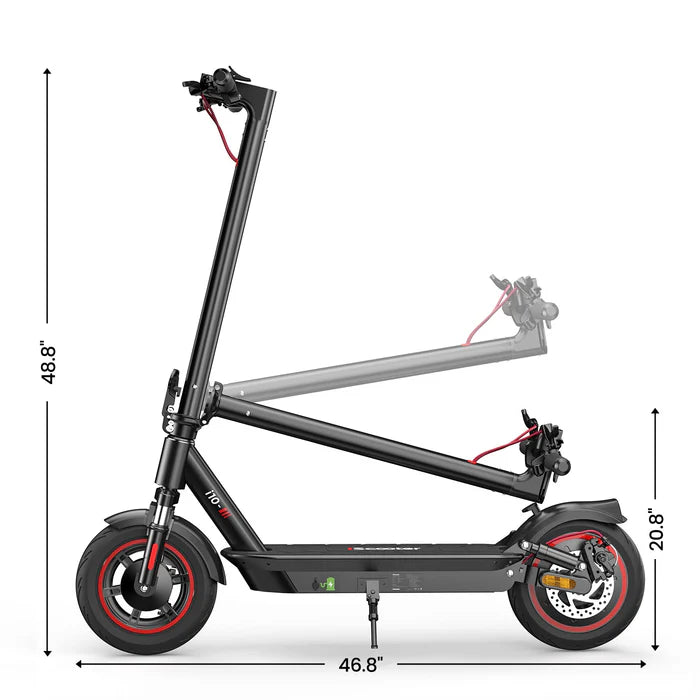 iScooter i10Max 650W City Commuter Electric Scooter 50 Miles Range 48V Battery 28 MPH Top Speed