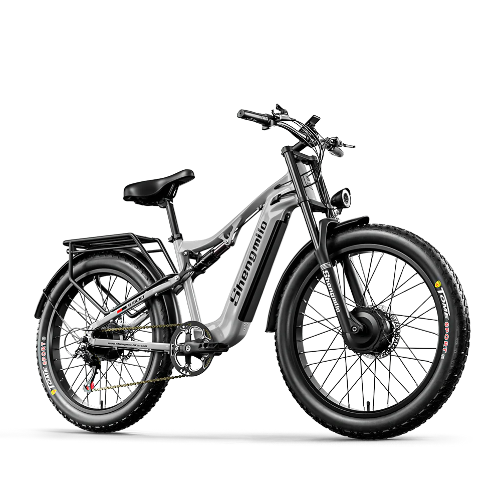 SHENGMILO  S600 2000W Dual Motor Electric Bike 50KM Range 48V 17.5AH Samsung Battery - PicarlyRide