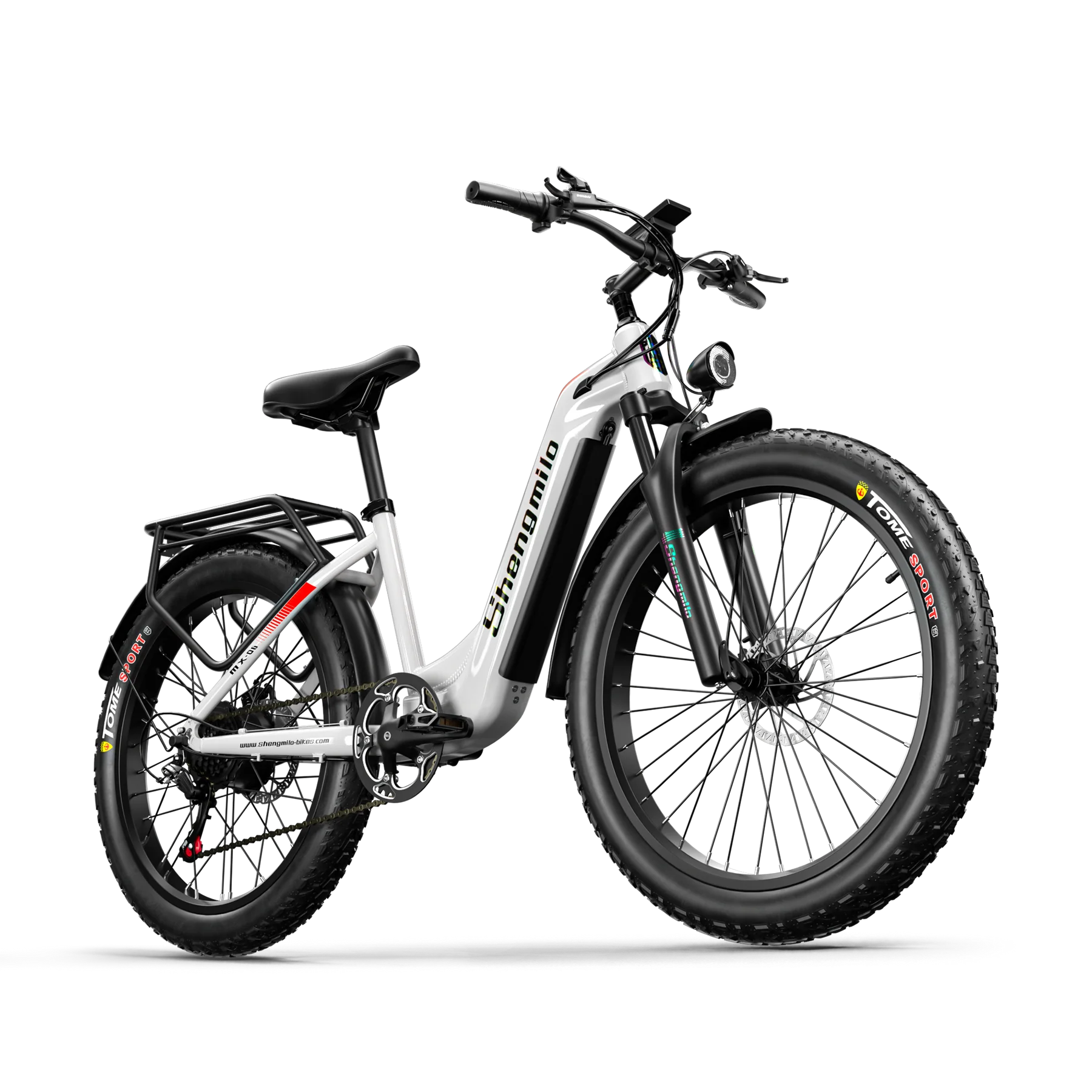 SHENGMILO  MX06 1000W Rear Hub Motor City E-Bike 50KM Range 48V 17.5AH Samsung Battery - PicarlyRide