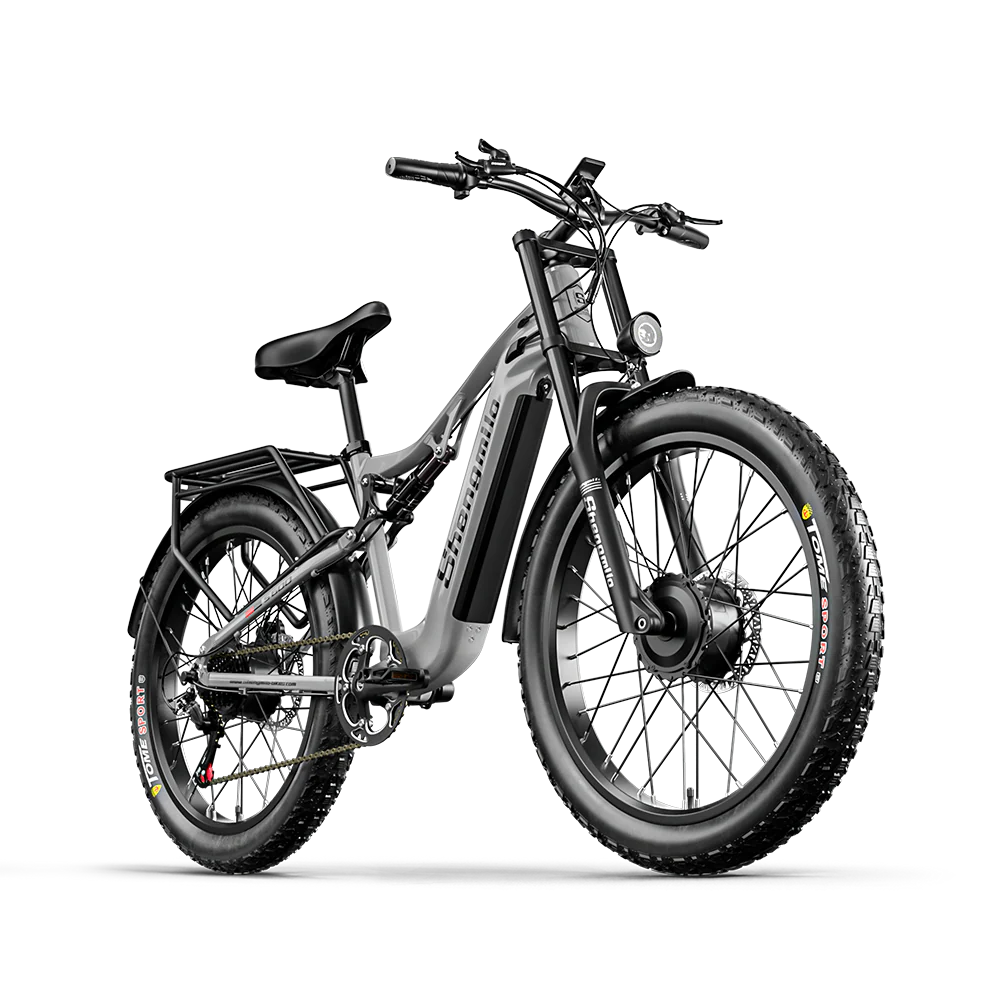 SHENGMILO  S600 2000W Dual Motor Electric Bike 50KM Range 48V 17.5AH Samsung Battery - PicarlyRide