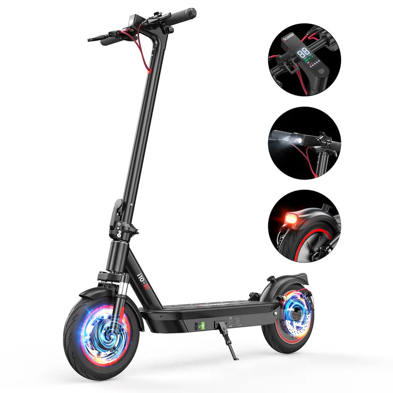 iScooter i10Max 650W City Commuter Electric Scooter 50 Miles Range 48V Battery 28 MPH Top Speed