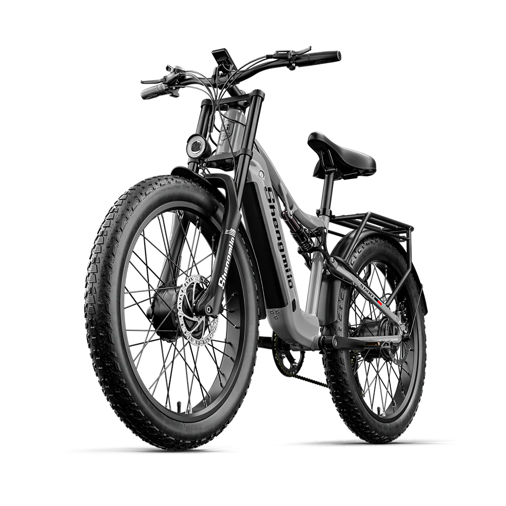 SHENGMILO  S600 2000W Dual Motor Electric Bike 50KM Range 48V 17.5AH Samsung Battery - PicarlyRide