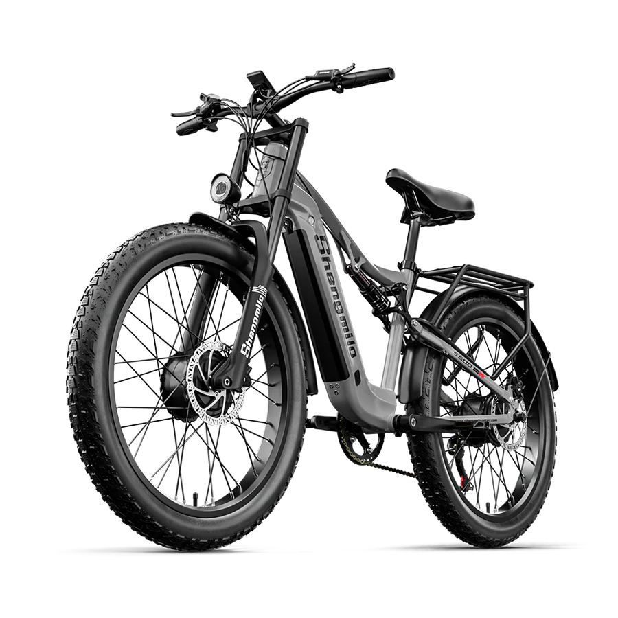 SHENGMILO  S600 2000W Dual Motor Electric Bike 50KM Range 48V 17.5AH Samsung Battery - PicarlyRide