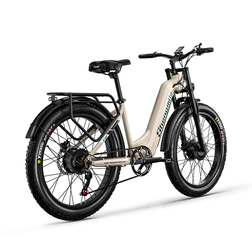 SHENGMILO  S700 2000W Dual Motor Electric Bike 50KM Range 48V 17.5AH Battery - PicarlyRide