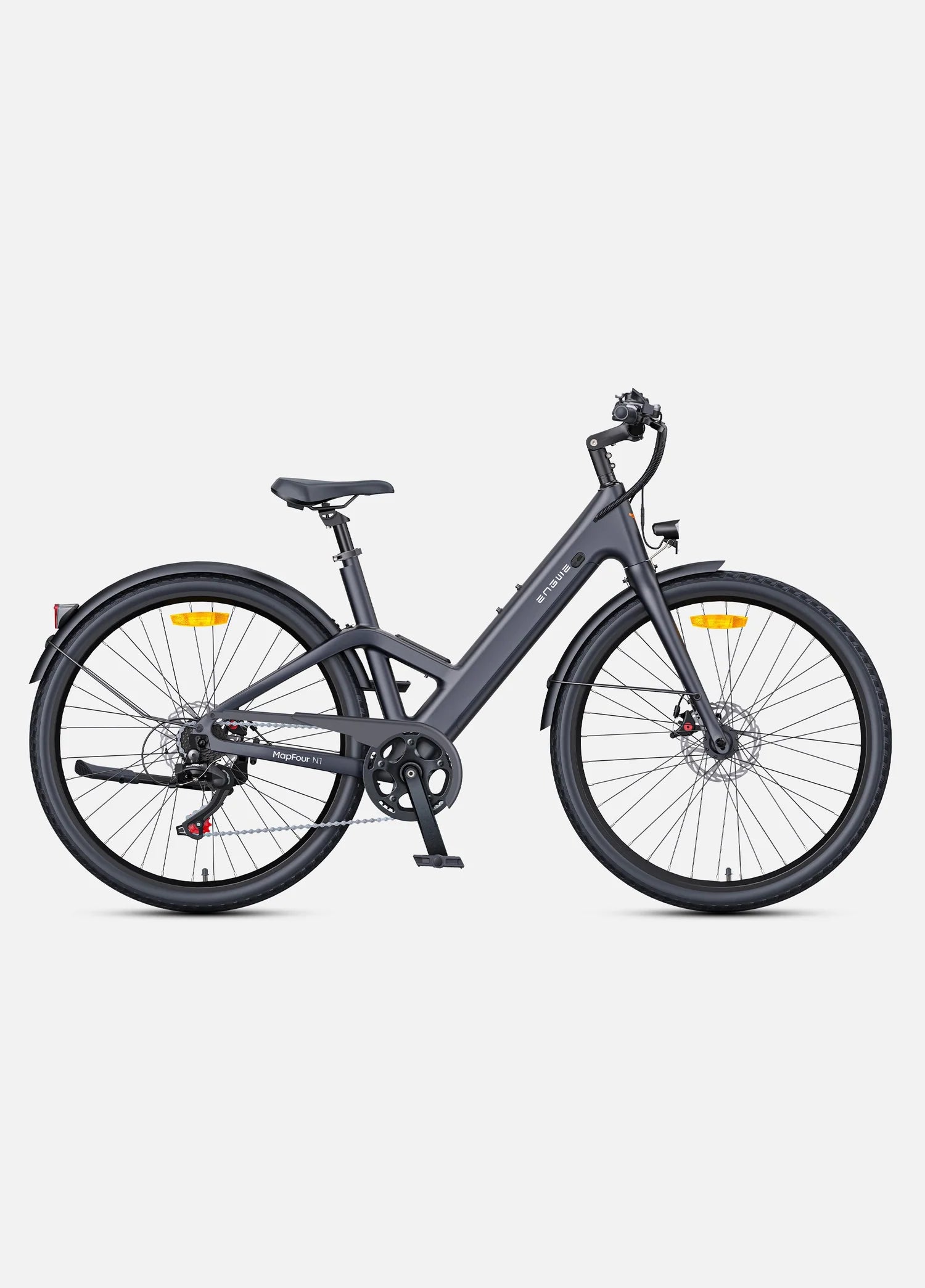 Engwe MAPFOUR N1 AIR 250W 40Nm Carbon Fiber City Electric Bike 100KM Range 36V 10Ah Battery - PicarlyRide