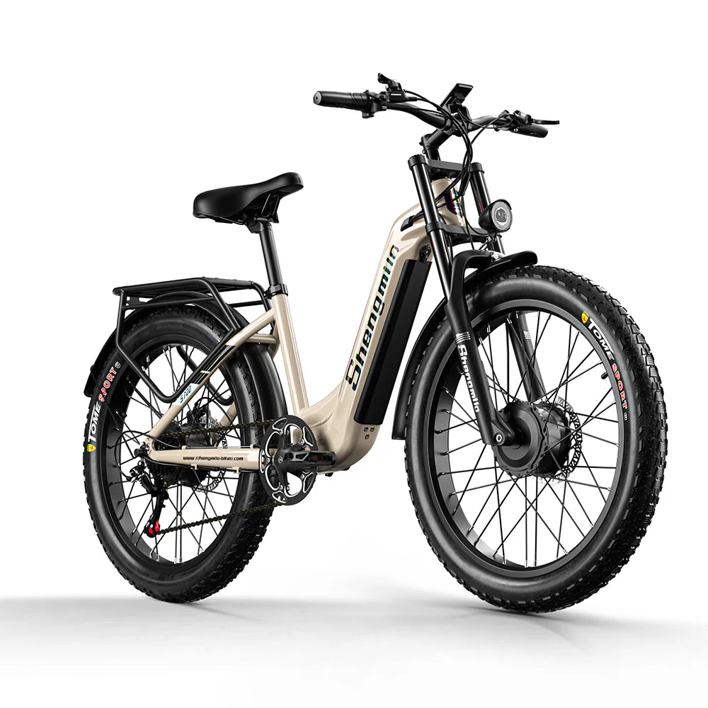 SHENGMILO  S700 2000W Dual Motor Electric Bike 50KM Range 48V 17.5AH Battery - PicarlyRide