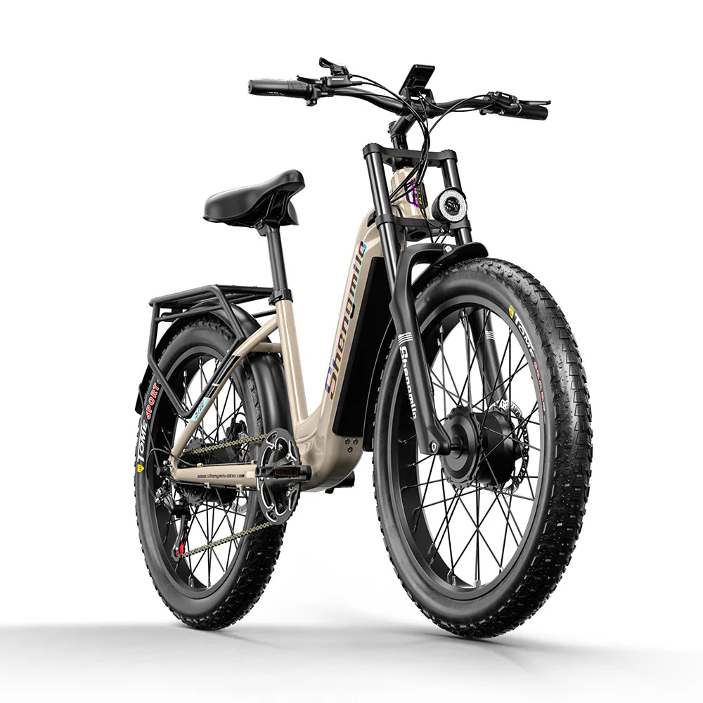 SHENGMILO  S700 2000W Dual Motor Electric Bike 50KM Range 48V 17.5AH Battery - PicarlyRide