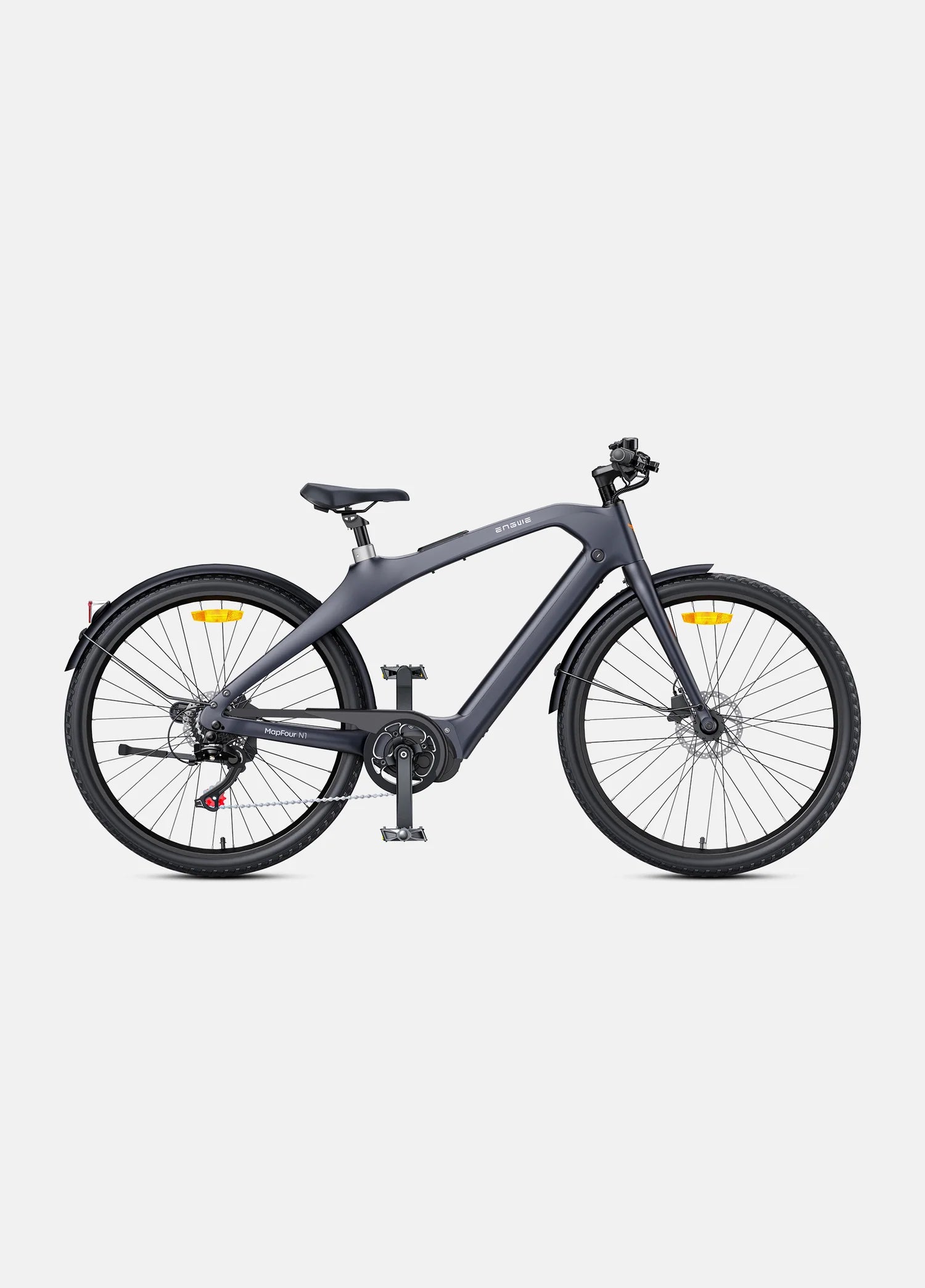 Engwe MAPFOUR N1 PRO 250W 80Nm Carbon Fiber City Electric Bike 100KM Range 36V 10Ah Battery - PicarlyRide