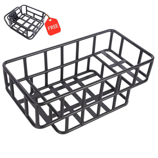 F20 Mate Enlarged Rear Basket+Free Front Rack Basket - PicarlyRide