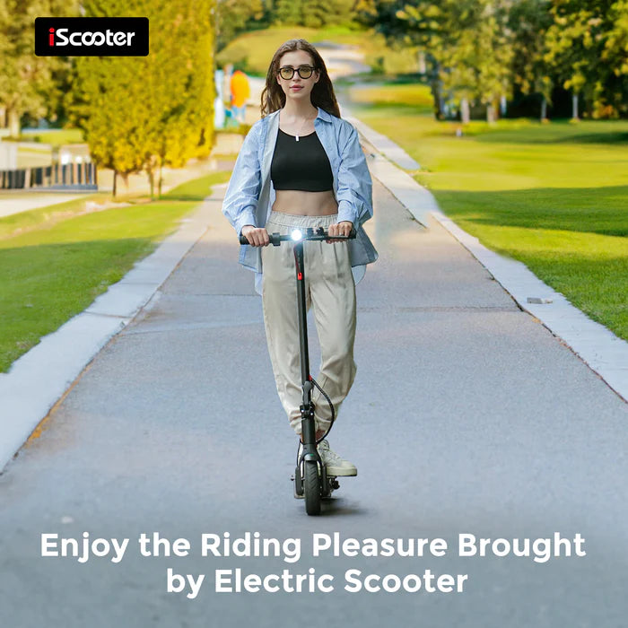 iScooter® i8 350W Electric Scooter (Adults/Teens) 12 Miles Range 36V Battery 15 MPH Top Speed - PicarlyRide