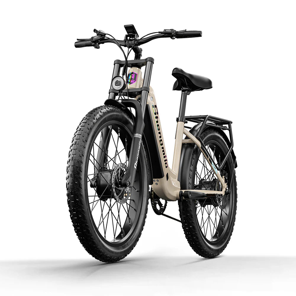 SHENGMILO  S700 2000W Dual Motor Electric Bike 50KM Range 48V 17.5AH Battery - PicarlyRide
