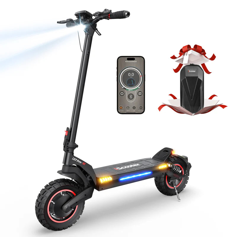 iScooter® iX7 Pro 2000W Off Road Electric Scooter 50 Miles Range 60V Battery 38 MPH Top Speed