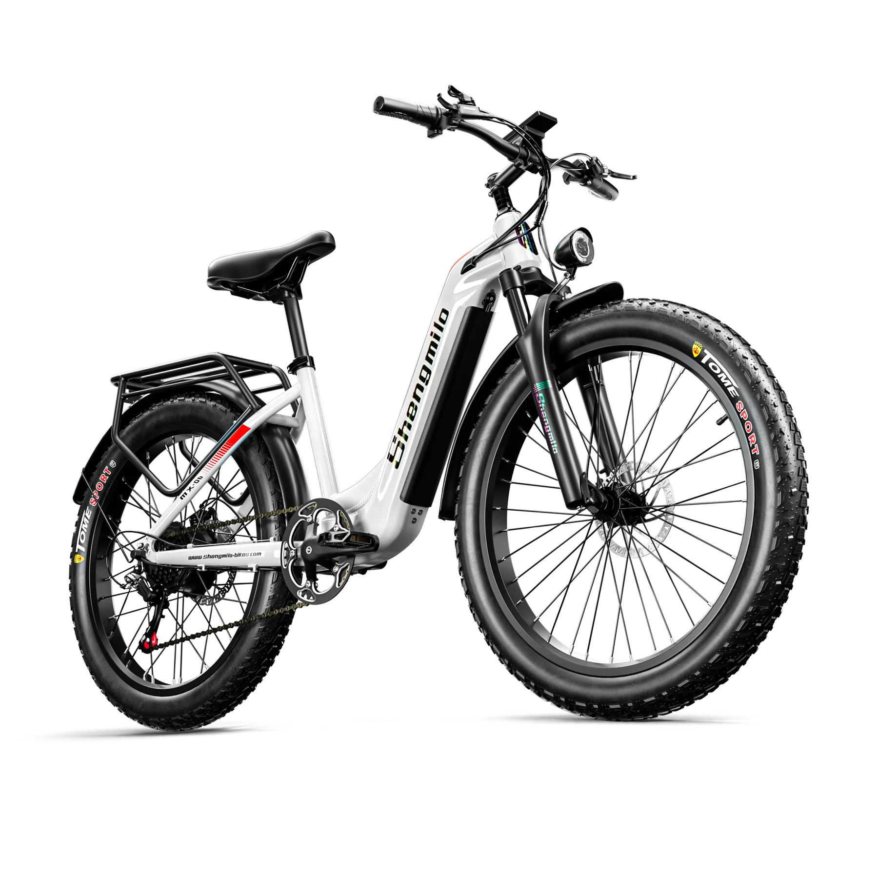 SHENGMILO  MX06 1000W Rear Hub Motor City E-Bike 50KM Range 48V 17.5AH Samsung Battery - PicarlyRide