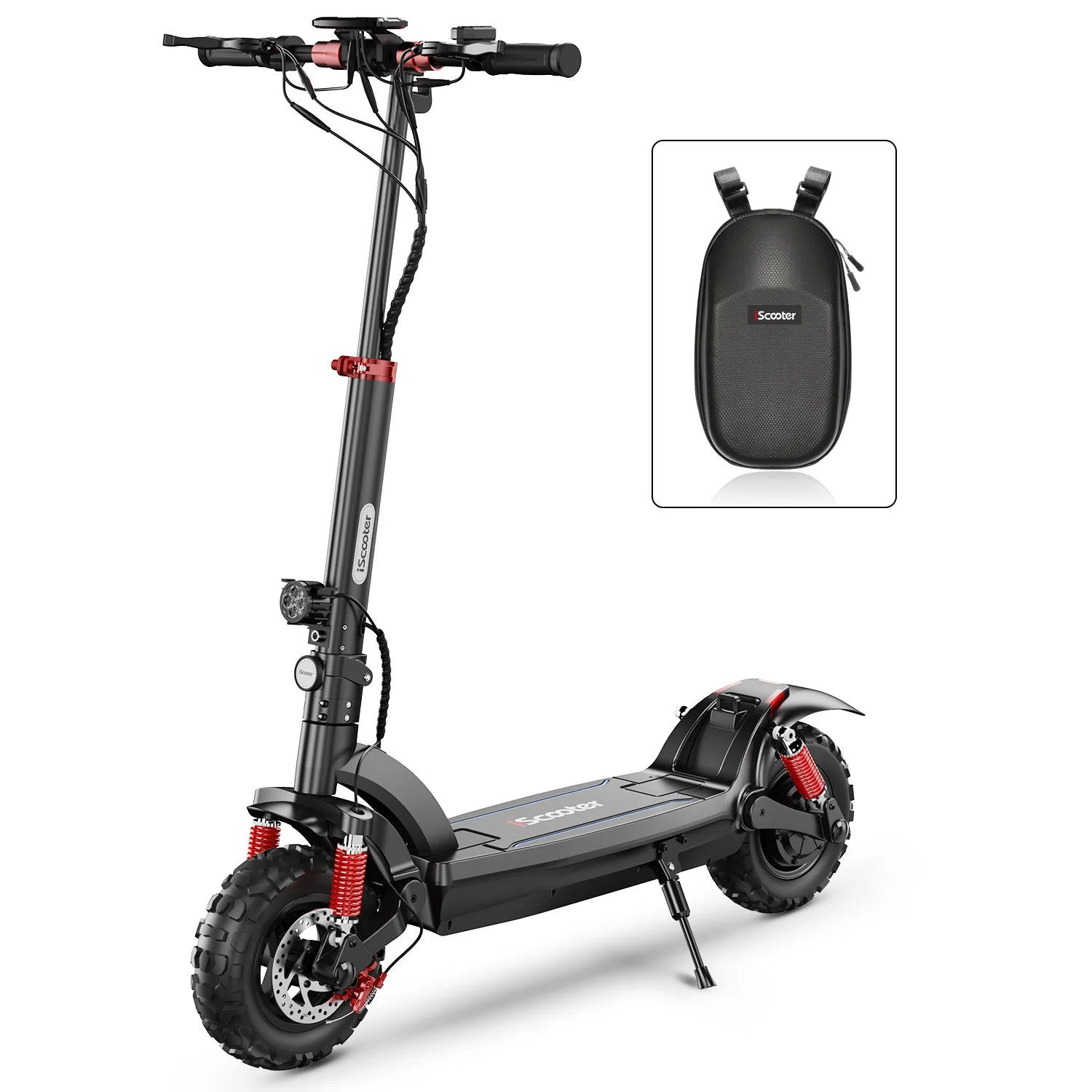 iScooter iX6 1200W Off Road Electric Scooter 37 Miles Range 48V Battery 28 MPH Top Speed - PicarlyRide