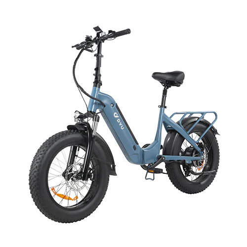 DYU FF500 500W Fat Tire Foldable Electric Bike 70KM Range 48V 14Ah Battery - PicarlyRide