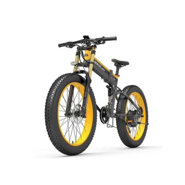 LANKELEISI  XT750 PLUS 1000W Motor Big Fork Fat Tire Electric Mountain Bike 60-120KM Range 48V 17.5Ah Battery - PicarlyRide