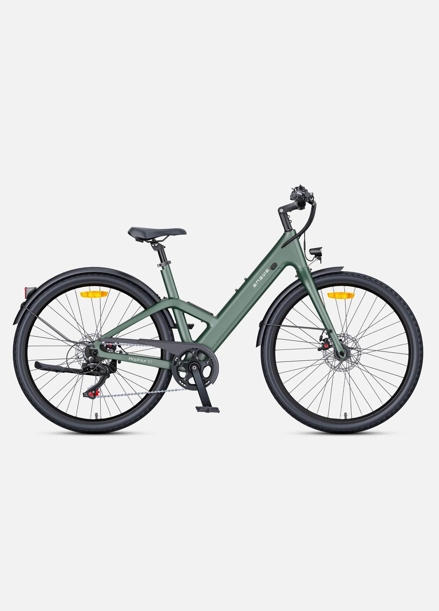 Engwe MAPFOUR N1 AIR 250W 40Nm Carbon Fiber City Electric Bike 100KM Range 36V 10Ah Battery - PicarlyRide
