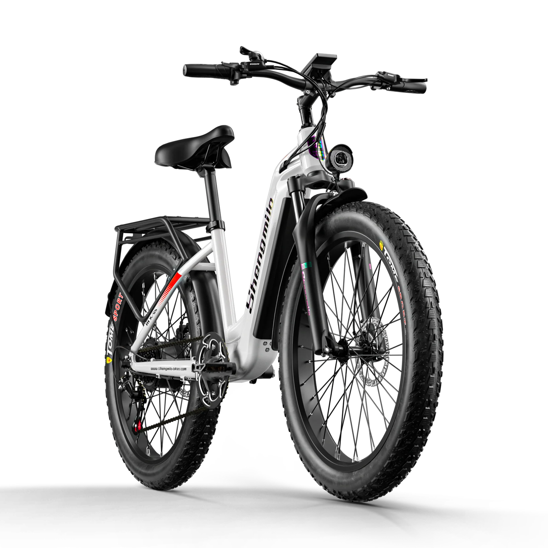 SHENGMILO  MX06 1000W Rear Hub Motor City E-Bike 50KM Range 48V 17.5AH Samsung Battery - PicarlyRide
