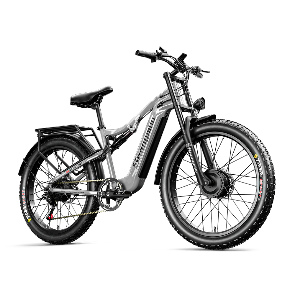 SHENGMILO  S600 2000W Dual Motor Electric Bike 50KM Range 48V 17.5AH Samsung Battery - PicarlyRide