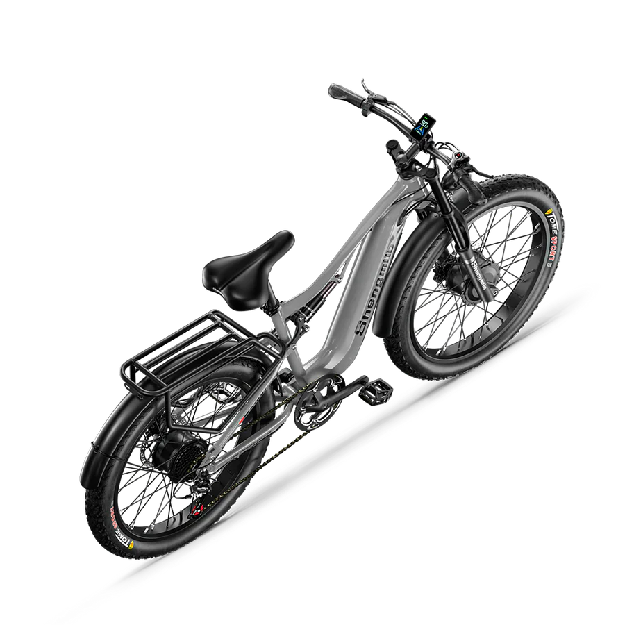 SHENGMILO  S600 2000W Dual Motor Electric Bike 50KM Range 48V 17.5AH Samsung Battery - PicarlyRide