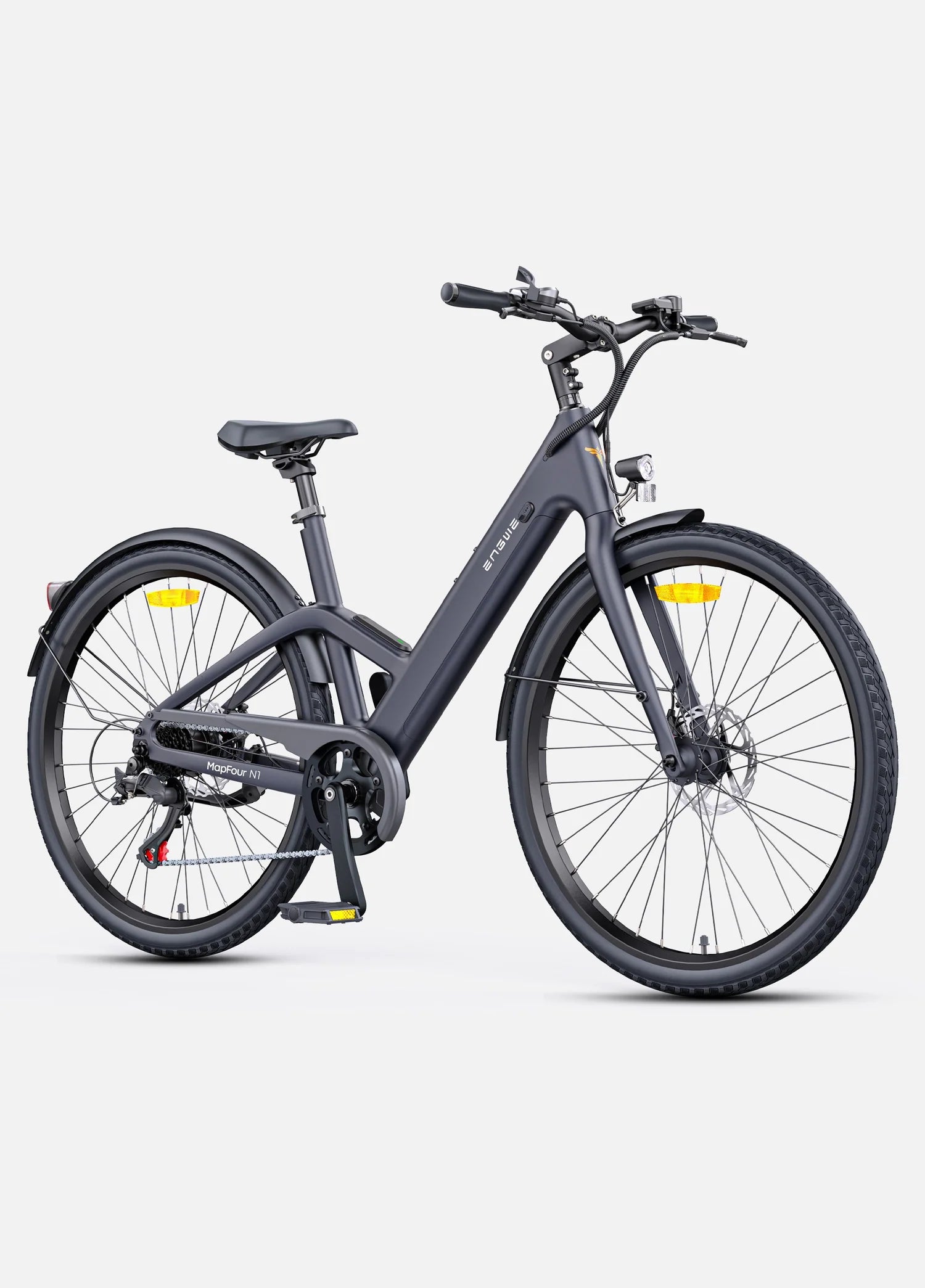 Engwe MAPFOUR N1 AIR 250W 40Nm Carbon Fiber City Electric Bike 100KM Range 36V 10Ah Battery - PicarlyRide