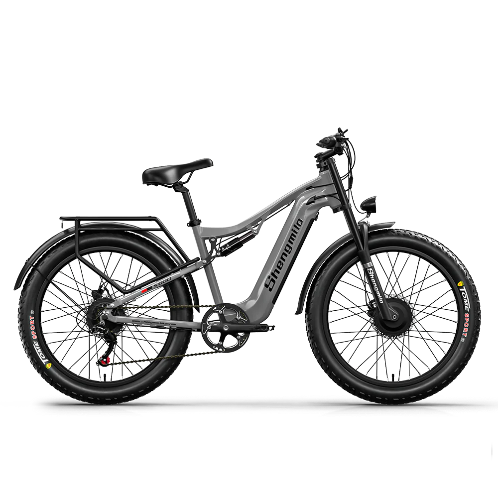 SHENGMILO  S600 2000W Dual Motor Electric Bike 50KM Range 48V 17.5AH Samsung Battery - PicarlyRide