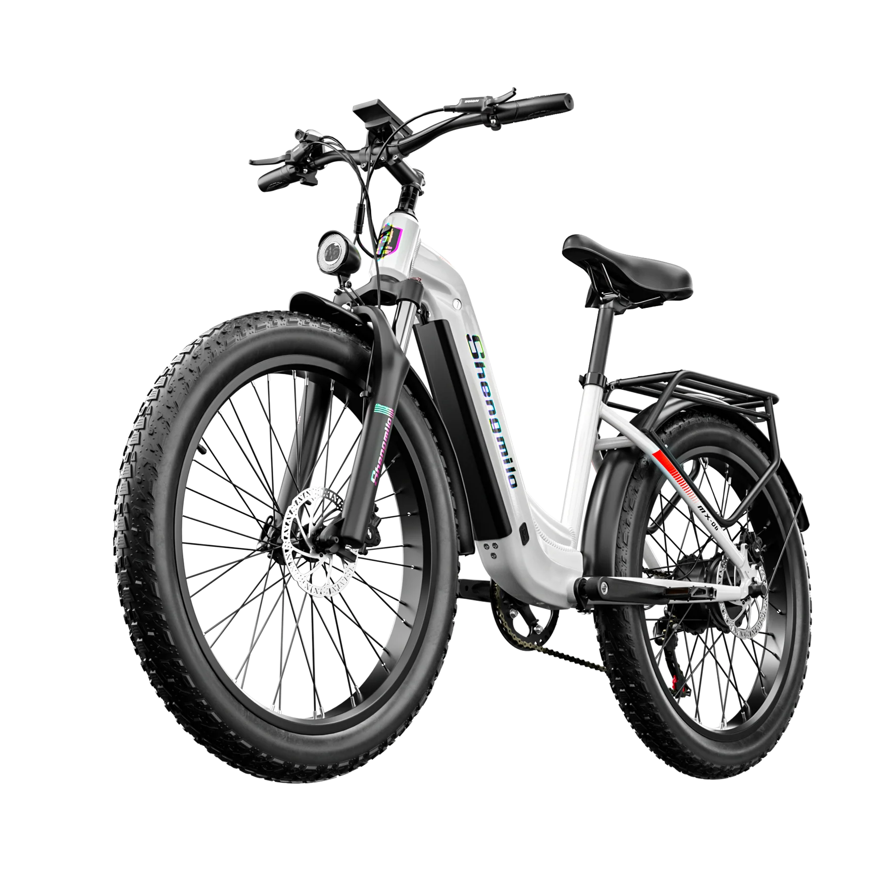 SHENGMILO  MX06 1000W Rear Hub Motor City E-Bike 50KM Range 48V 17.5AH Samsung Battery - PicarlyRide