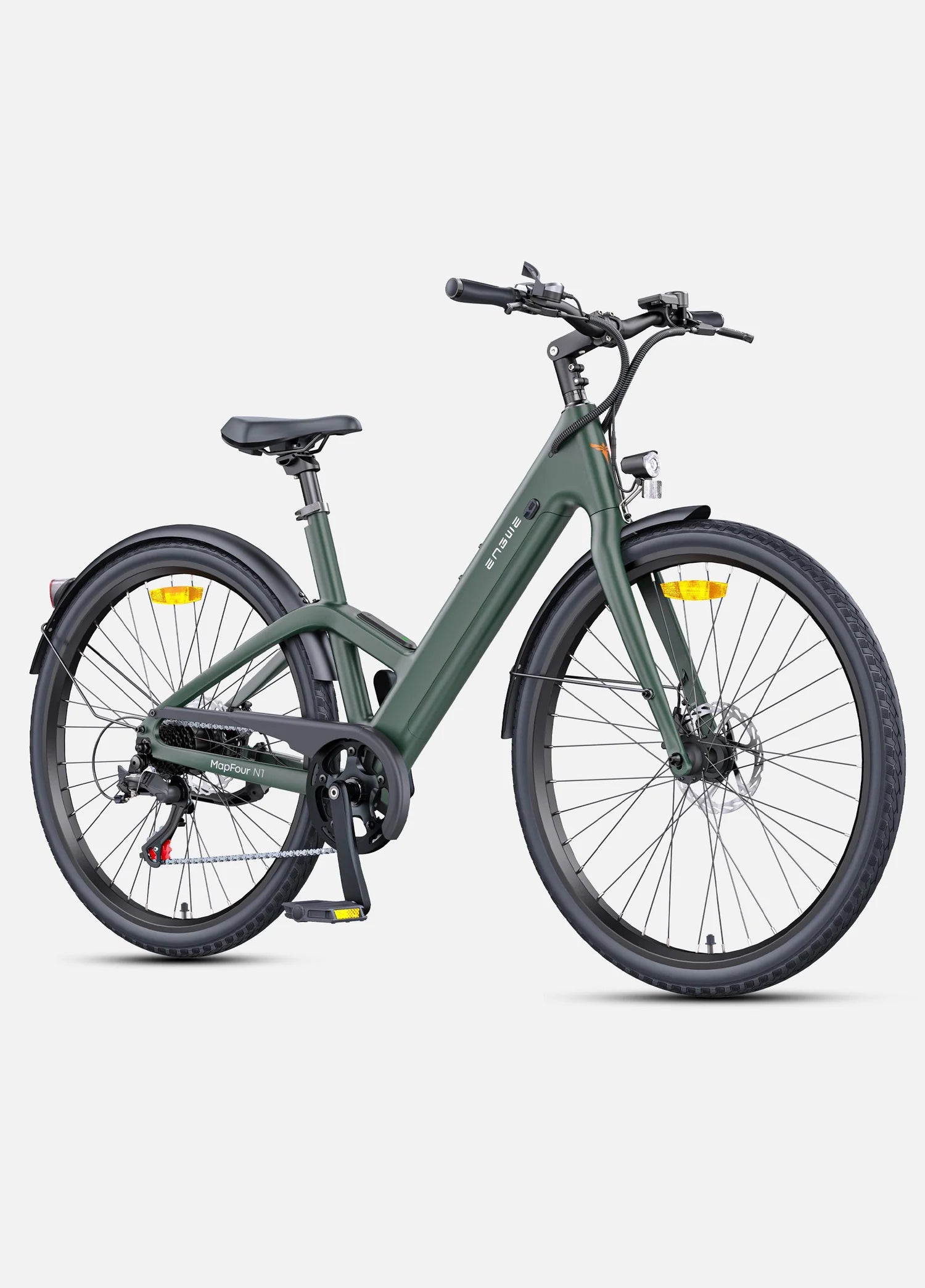 Engwe MAPFOUR N1 AIR 250W 40Nm Carbon Fiber City Electric Bike 100KM Range 36V 10Ah Battery - PicarlyRide