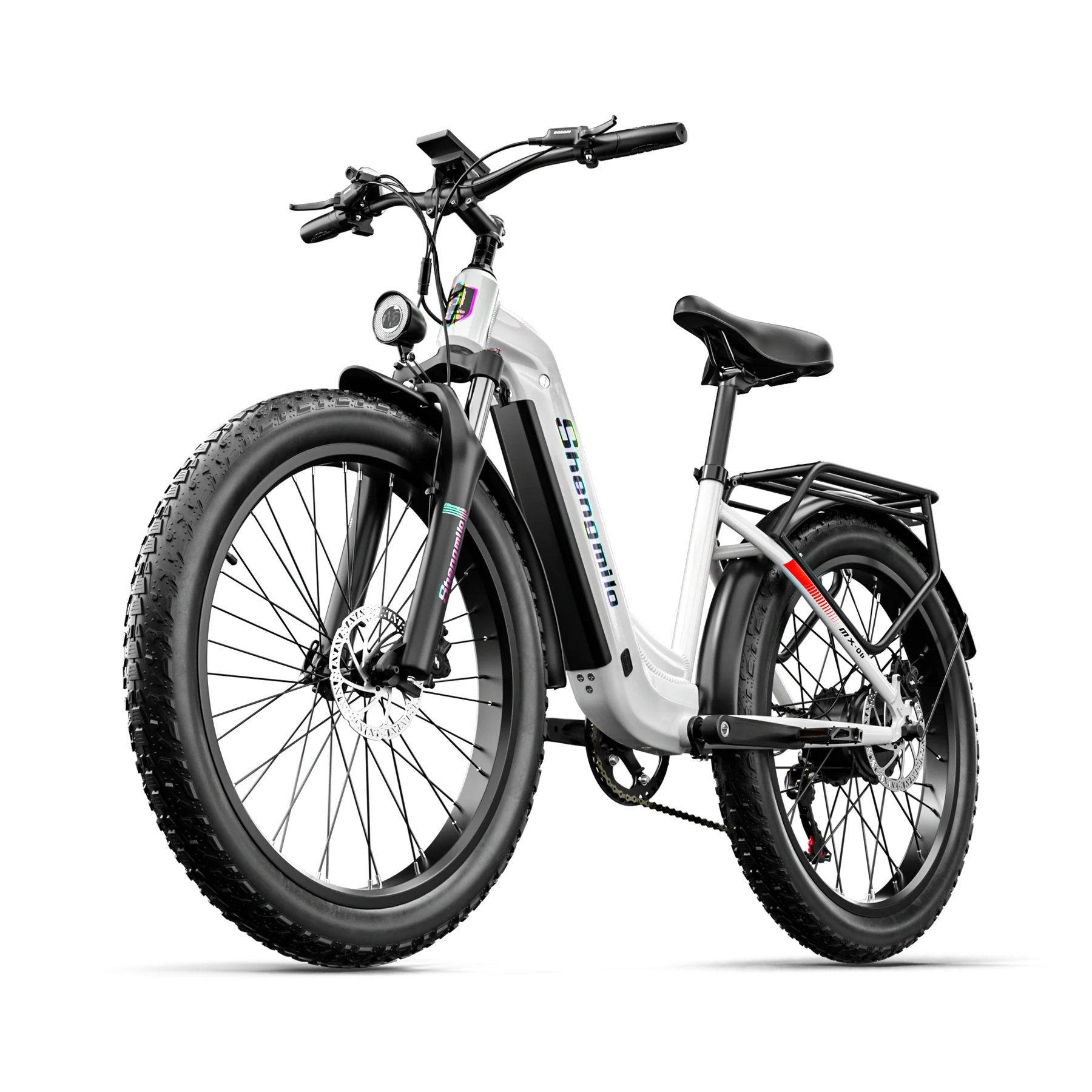 SHENGMILO  MX06 1000W Rear Hub Motor City E-Bike 50KM Range 48V 17.5AH Samsung Battery - PicarlyRide