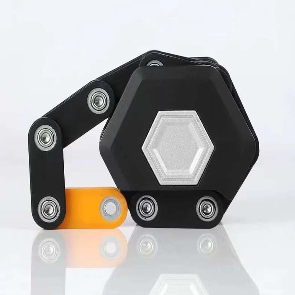 Electric bicycle anti-theft lock folding chain lock anti-theft portable anti-hydraulic shear - PicarlyRide