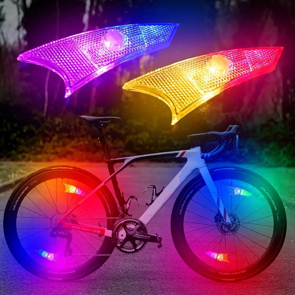 4pcs LED Bike Wheel Lights Colorful Bicycle Spoke Lights - PicarlyRide