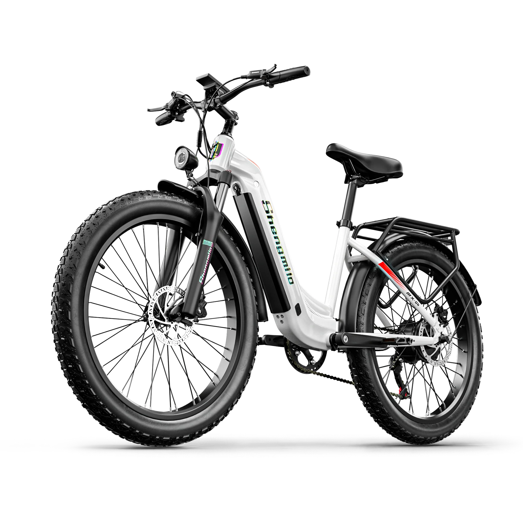 SHENGMILO  MX06 1000W Rear Hub Motor City E-Bike 50KM Range 48V 17.5AH Samsung Battery - PicarlyRide