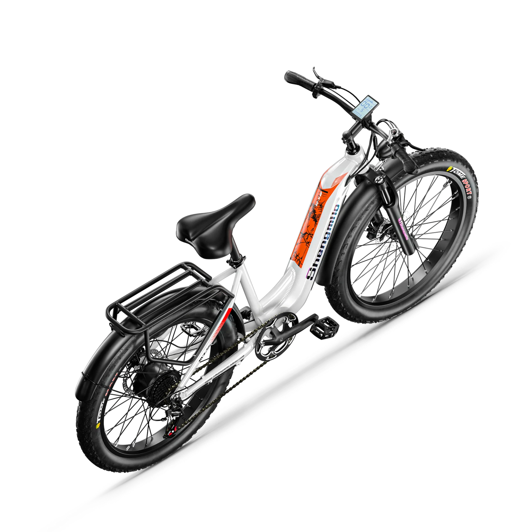 SHENGMILO  MX06 1000W Rear Hub Motor City E-Bike 50KM Range 48V 17.5AH Samsung Battery - PicarlyRide
