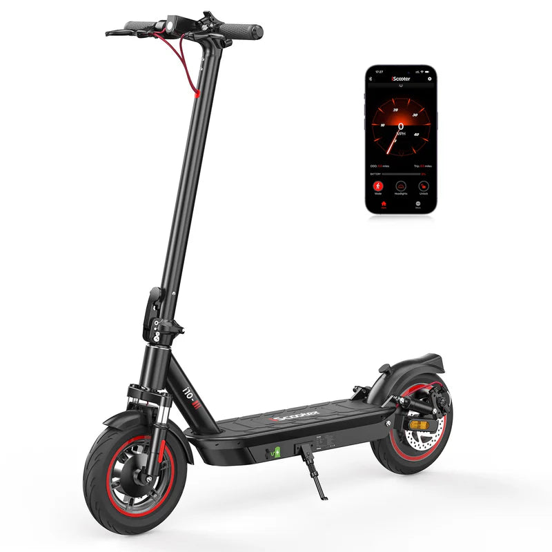 iScooter i10Max 650W City Commuter Electric Scooter 50 Miles Range 48V Battery 28 MPH Top Speed