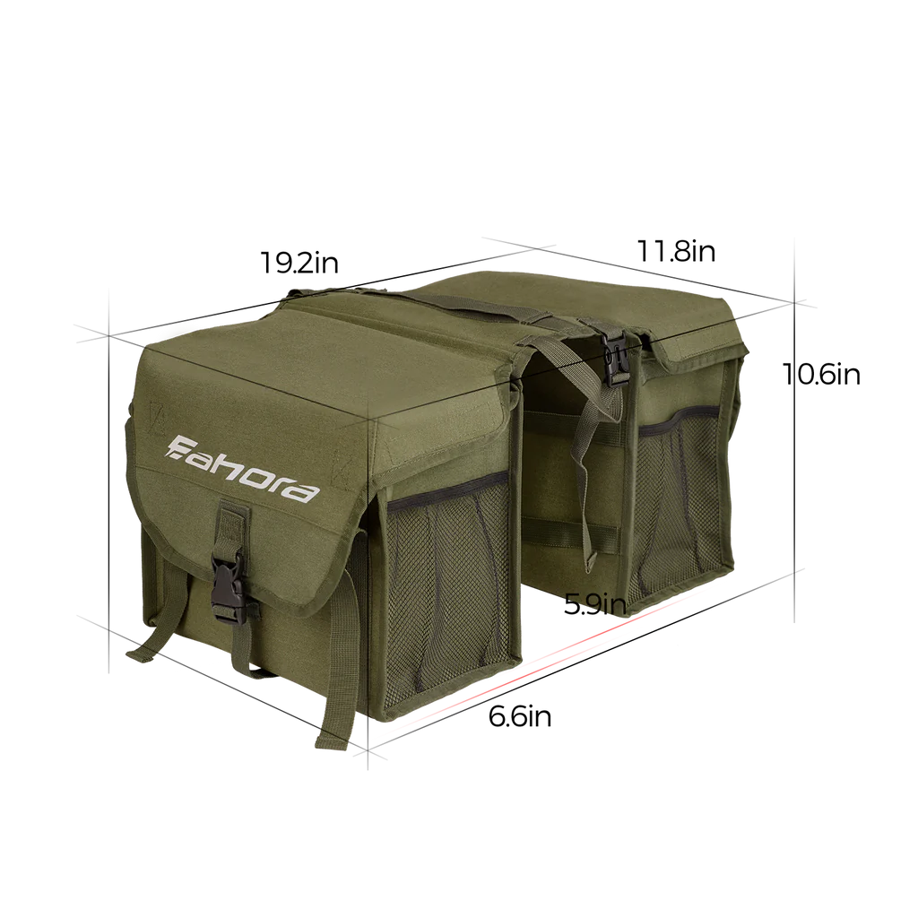 Rear Saddle Bag - Juliet, Luna, Terra - PicarlyRide