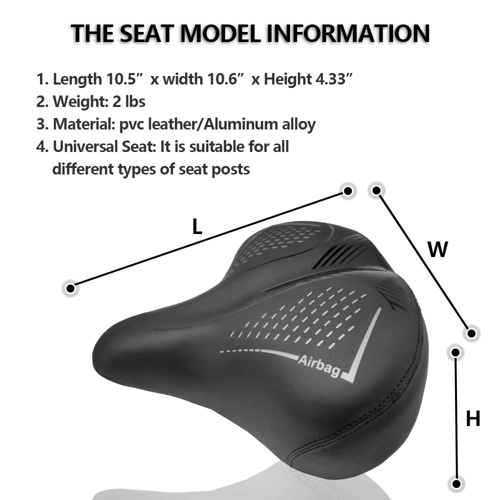 High Resilience Soft Foam Sponge Bicycle Cushion,Waterproof Bicycle Seat - PicarlyRide