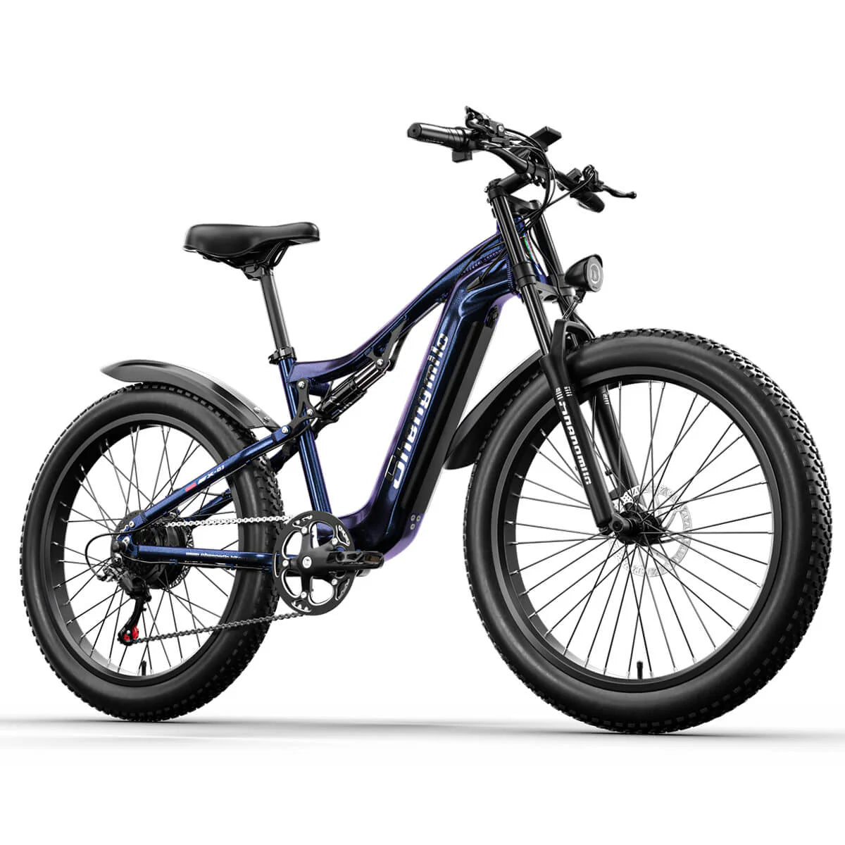 SHENGMILO MX03 1000W Motor All-Terrain Electric Mountain Bike 50KM Range 48V 17.5AH Battery