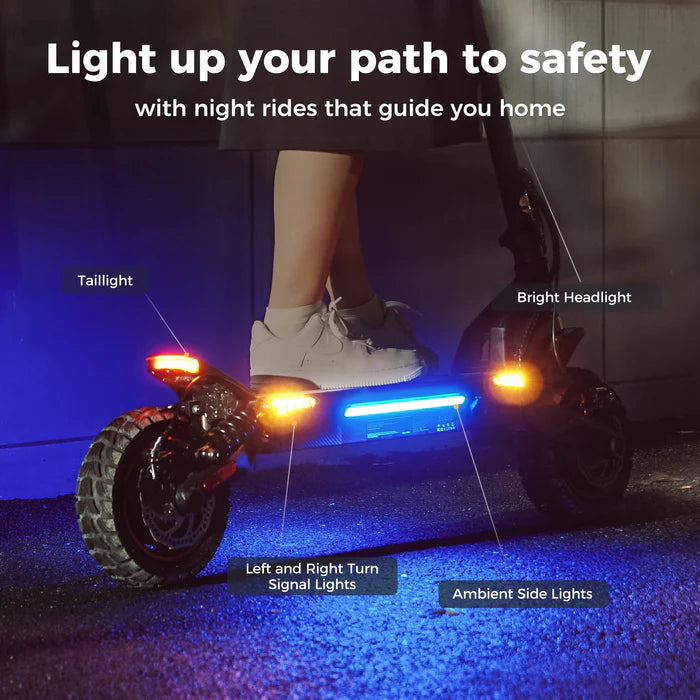 iScooter® iX7 Pro 2000W Off Road Electric Scooter 50 Miles Range 60V Battery 38 MPH Top Speed