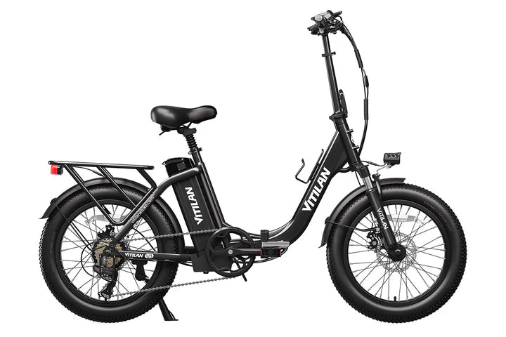 Vitilan U3 750W Fat Tire Foldable Electric Bike 45 Miles Range 48V 13Ah Battery - PicarlyRide