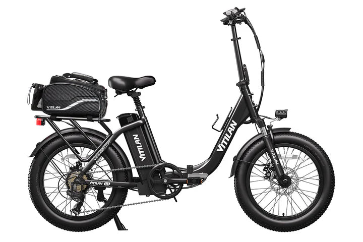Vitilan U3 750W Fat Tire Foldable Electric Bike 45 Miles Range 48V 13Ah Battery - PicarlyRide