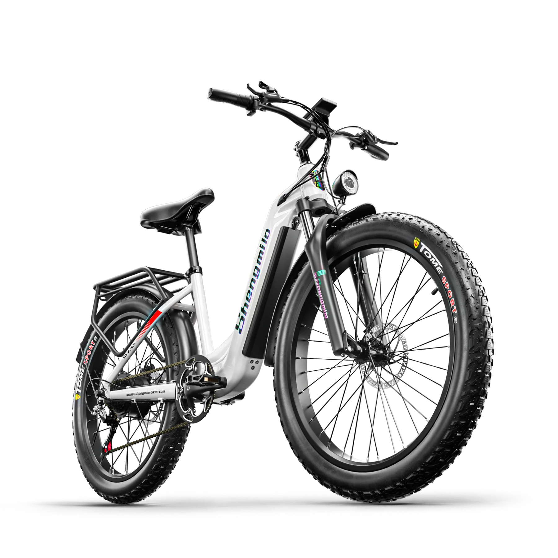 SHENGMILO  MX06 1000W Rear Hub Motor City E-Bike 50KM Range 48V 17.5AH Samsung Battery - PicarlyRide