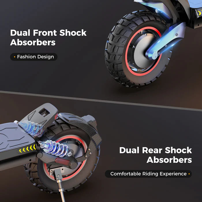 iScooter® iX7 Pro 2000W Off Road Electric Scooter 50 Miles Range 60V Battery 38 MPH Top Speed